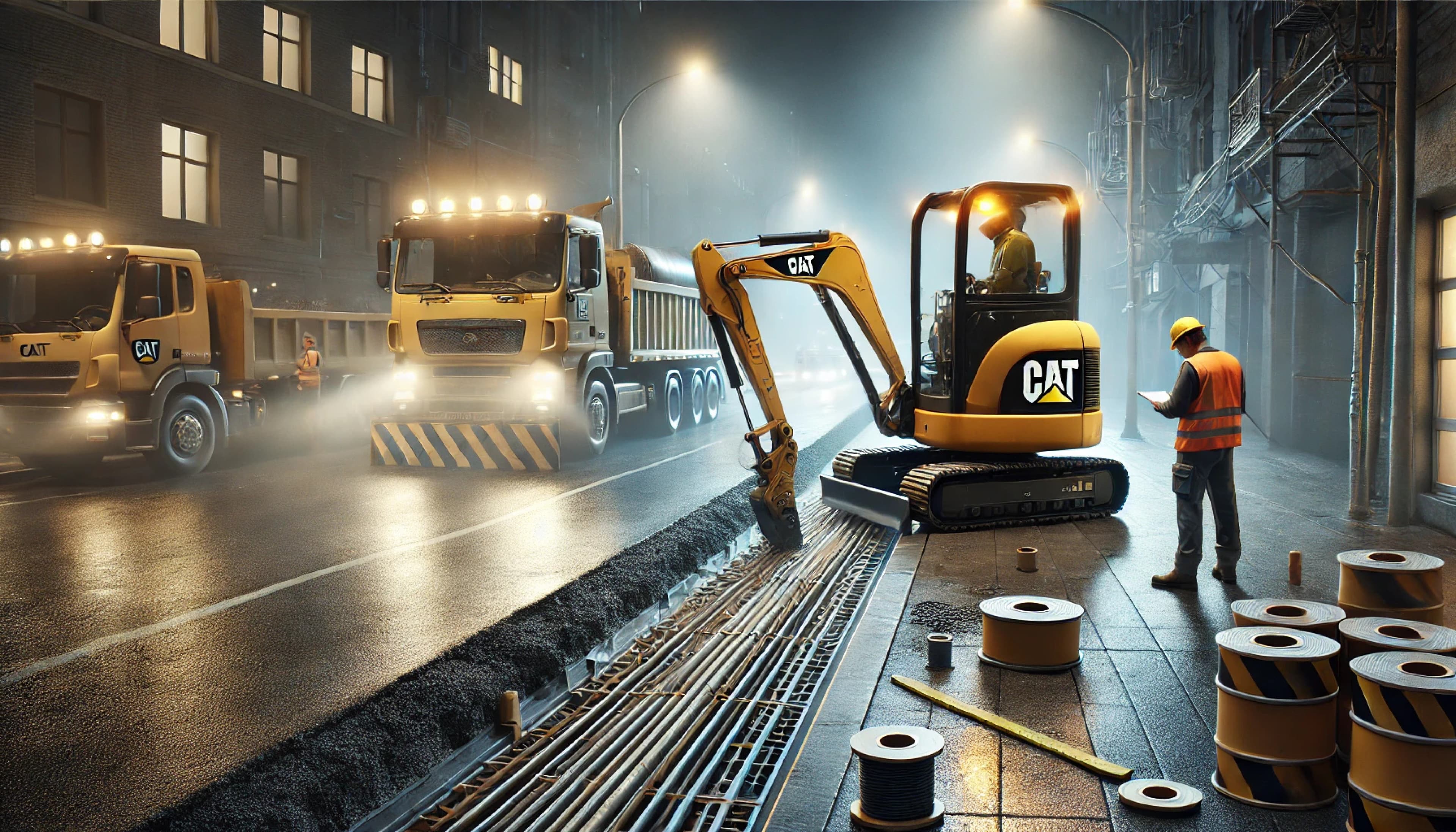 Underground cable installation